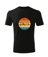 Koszulka T-shirt dziecięca D597 PŁYWANIE DLA PŁYWAKA czarna rozm 110