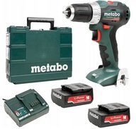 Akumulatorowa wiertarko-wkrętarka Metabo BS12 + 2x2,0Ah PowerMaxx