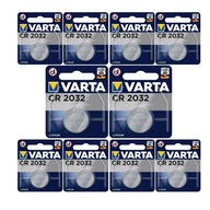 Bateria litowa VARTA CR2032 CR 2032 3V x 10