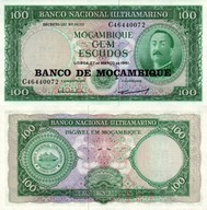 # MOZAMBIK - 100 ESCUDOS - 1961 - P-117 - UNC