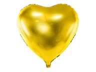 Balon foliowy serce złote 61 cm 24 cale walentynki