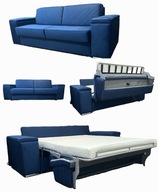 Sofa rozkładana do spania MOLLY LUX włoski system z MATERACEM pod wymiar