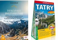 Tatrzańskie dwutysięczniki + Tatry laminowana mapa