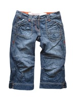 NEXT džínsové nohavice bermudy _ S / 164 / 170