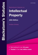 Blackstones Statutes on Intellectual Property Prof Andrew (Chair of