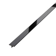 Profil T-teownik dekoracyjny stalowy REKTYFIKOWANY-czarny poler 270cm 15 mm