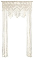 Makrama zlomená biela 104x182cm dekorácia na svadbu