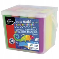 Kreda Jumbo kolorowa + neonowa (20 sztuk)