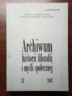 Archiwum historii filozofii i myśli społecznej 52