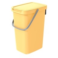 Odpadkový kôš SYSTEMA Q - svetlo žltý 12l. Keden
