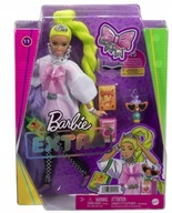 Barbie Extra HDJ44 Bábika Neónové zelené vlasy