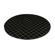 Okrúhly vodeodolný prehoz na stôl čierny 120 cm