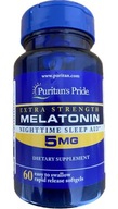 Extra silný melatonín 5 60gél PURITAN'S PRIDE