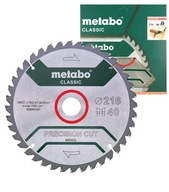 Piła tarczowa drewno 216x30mm widia 40zębów Metabo