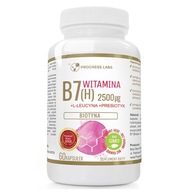 PROGRESS LABS Vitamín B7 (H) 2500mcg 60caps