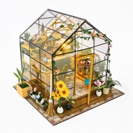 Miniaturowe zestawy domek dla lalek ręcznie robione DIY mini model domku DI
