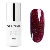 NeoNail Glitter Effect Base Burgundy Shine 7,2 ml