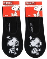 PONOŽKY PONOŽKY ČLENKOVÉ PONOŽKY dievčenské krátke SNOOPY čierne 39/42 R174R