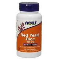 NOW RED YEAST RICE 600mg 60 kaps.