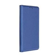 ETUI Z KLAPKĄ Magnet Oppo A17 granatowe + SZKŁO 9H