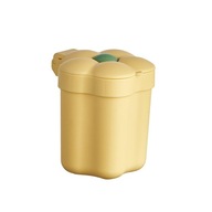 Mini stolný odpadkový kôš Protišmyková odnímateľná nádoba žltá