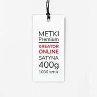 Metki Premium Satyna 1000 sztuk 400g KREATOR