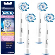 4 ORIGINÁLNE KONCOVKY ORAL-B SENSI ULTRATHIN PRE ELEKTRICKÚ ZUBNÚ KEFKU