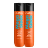 Matrix Zestaw Mega Sleek Szampon do włosów szorstkich i matowych 300ml x2