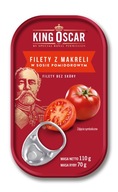 Filety z makrely paradajková omáčka King Oscar 110g