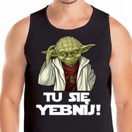 0642 TANK TOP KOSZULKA YODA STAR WARS M CZARNA