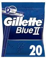 Gillette Blue 2 Jednorazové holiace strojčeky pre mužov, 20 ks