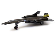 lietadlo kovové svetlo a zvuk 22cm SR-71 Blackbird