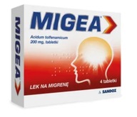 Migea 200 mg 4 tabletki Migrena
