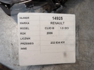 Renault Clio III dials, liczniki 1,5DCI