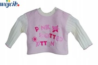 WÓJCIK bluza różowa bawełniana dziecko 68