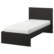 IKEA MALM Rám postele vysoký čiernohnedýz 90x200 cm
