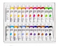 Farby akrylowe zestaw farb akrylowych 24x12 ml