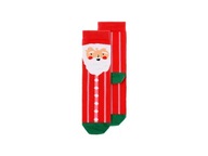 Ponožky na Vianoce so vzorom Mikuláša veľ.31-34