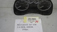 LICZNIK PEUGEOT 307 1.6 HDI P9636708880