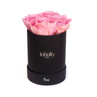 Flower Box skutočné večné ruže voňajú ružové