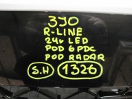 bumper VW PASSAT B9 3J0 R-LINE LED below 6 PDC below RADAR front front