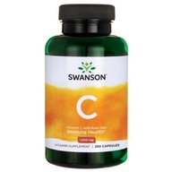 Swanson - Vitamin C with Rose Hips 1000 mg 90 kapsułek