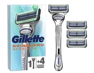 Zestaw Gillette Skinguard Sensitive maszynka + 4 wkłady