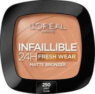 LOREAL Infaillible 24H Fresh Wear Bronzer do twarzy Matte nr 250 Light 9g