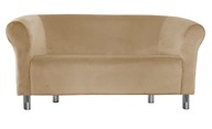 Sofa Milo MG06 jasny brąz nogi chrom