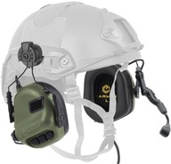 Earmor Zestaw słuchawkowy słuchawki z montażem do hełmów M32H PLUS ARC OLIV