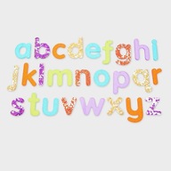 TickiT: trblietková abeceda malé písmená Rainbow Glit