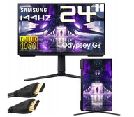 Monitor Gamingowy Samsung LS24AG300 Odyssey 24'' 144Hz 1ms Regulacja wys.