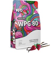 KFD REGULAR WPC 80 BIAŁKO KONCENTRAT TRUSKAWKA WANILIA