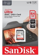 Karta pamięci SanDisk SDXC 64GB ULTRA 140 MB/s